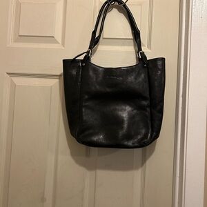 Kenneth Cole New York Black Tote Bag Versatile Leather